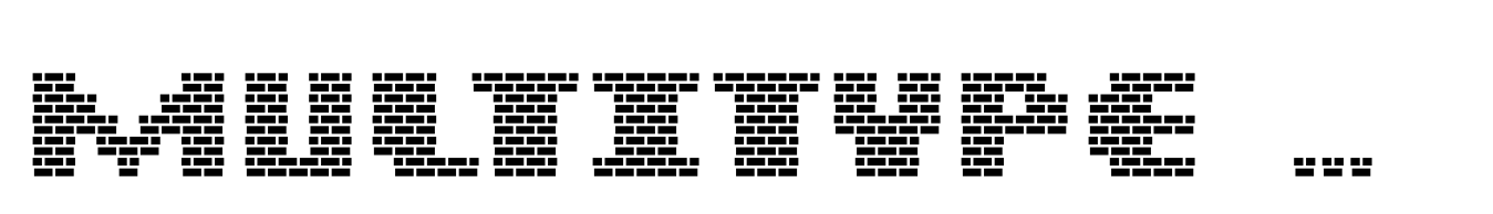 MultiType Brick Display Bold